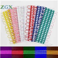 20pcs LED Module Injection 5730 DC12V 3LEDs Waterproof light Backlight for billboard warm white,red,blue,green,yellow,pink