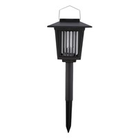 ICOCO Solar Powered Rechargable Batteries lawn light Insecticidal Lamp 3LED Light Insect Pest Bug Killer for Outdoor