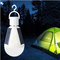 ZPAA 7W E27 Solar Energy Rechargeable Emergency LED Light Bulb IP65 Waterproof for Outdoor,Portable Camping
