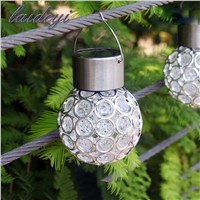 Outdoor Solar Landscape Lamp Peacock Eye Hanging Light LED Color Change Hanging Lights For Villa Garden Courtyard Street Patio