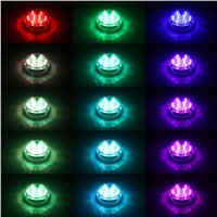 RGB LED Underwater Light Battery Operated aquarium Waterproof garden Swimming Pool Light Submersible  Party Piscina Ponds par56