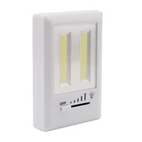 Magnetic 2 COB LED Cordless Light Switch Wall Night Lights Kitchen Cabinet