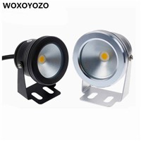 Led Underwater Light 10W 12v Cool White Warm White Waterproof IP68 Fountain Pool Lamp Black&amp;amp;amp; silver Cover Body For Outdoor