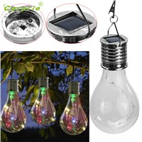 Waterproof Solar Lamp decoration lights Rotatable Outdoor Garden Camping Hanging LED Light Lamp Bulb l70707