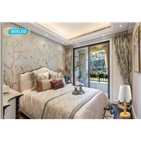 Table lamps for bedroom Night light White lampshade Table lamp for living room Home decorations for living room Wood lamp