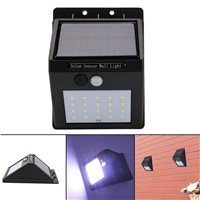 1pcs LED Outdoor Wireless Solar Powered PIR Motion Sensor Light Wall Light Led Lamp