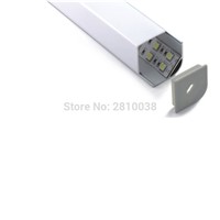20 X 1M Sets/Lot 90 degree corner led aluminum profile and right angle led channel for led cabinet or kitchen lights