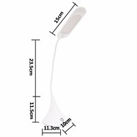 Flexible USB Desk Light Adjustable Multi-Angles LED Lamp Eye Protection Touch Switch Reading Light Desk Table Lamp Night Light