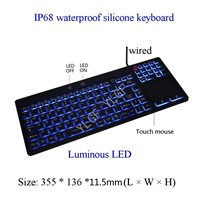 YLGF L35LED-BL IP67, IP68, waterproof keyboard, industrial keyboard, silicone, light, backlight, dust, embedded,LED backlight