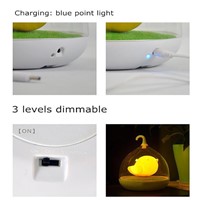 LumiParty Bird Cage Night Lights Touch Sensor Vibration Birdcage Night Lamp USB Rechargeable Table Lamp Kids Baby Outdoor Light