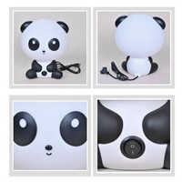 US/EU Plug Night Sleeping Lamp Baby Room Panda/Rabbit/Dog/Bear Cartoon Light Kids Bed Lamp for Gifts