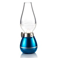 Retro Blowing Controlled USB Powered LED Night Lights Vintage Imitate Kerosene Lamp with Dimmer Control Knob for computer AA