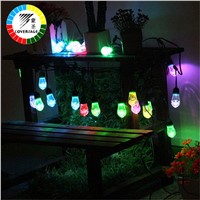 Coversage Led Solar Light Outdoor Indoor Garden Decoration String Raindrop Waterproof Christmas Holiday Lighting Fairy Lamps