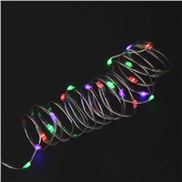 6pcs 20 LED String Outdoor Christmas Lights 2M String +12pcs Screw + 1pc Screwdriver Fairy Lights  Party Home Decoration Lamp