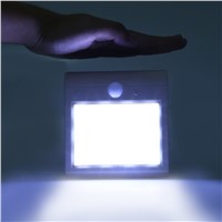 White environment friendly LED Bulb Light Solar Energy Waterproof Human Body Induction Wall Lamp