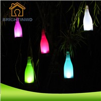 5PCS Outdoor LED Solar Garden Light Sense Cork Wine Bottle  Hanging Lamp Home Decoration Solar Lighting Party Courtyard Pathway