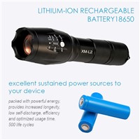 2017 USB Flashlight 8000 Lumens X900 LED CREE XM-L2 T6 Tactical Torch Zoomable Powerful Light Lamp Lighting For USB Charger
