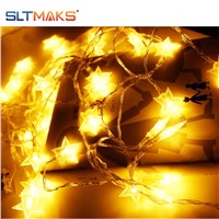 SLTMAKS holiday lighting Start 5m Warm White LED lighitng strip christmas decorations for home outdoor lighting
