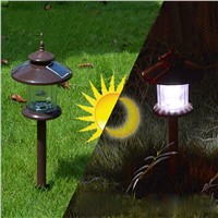 Retrol LED Solar Panel lamps Waterproof led Solar Lights Lawn Lamp Home Garden Outdoor Luminarias Decoration Lighting