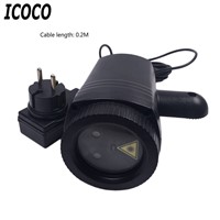 ICOCO LED Lawn Lamp Dynamic Laser Light Waterproof Remote Control Spot Lights Change Pattern Card Outdoor Party Wedding Garden