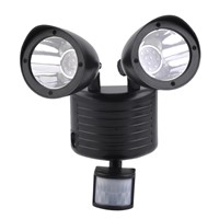 Black High Performance 5.5V/180mA Super Bright 22LED Solar Powered Motion Sensor Security Light Garden Garage Outdoor