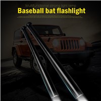 Uvistare V2 Baseball Bat Flashlight T6 LED 1800LM Powerful Led Torch Self Defense Aluminum Alloy Body 3 Modes Lamp