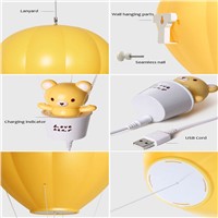 Remote Control LED Night Light Hot Air Balloon Rechargeable Lamp Atmosphere NightLight Soft Light For Reading Desk Lamp