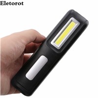 Multifunction COB+XPE LED Flashlight Torch Rechargeable Working inspection Light Built-in Battery With Magnet Hook