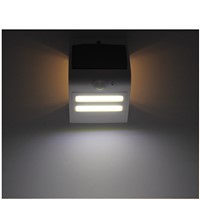 Motion Sensor LED Solar Light IP65 Waterproof Outdoor Solar Wall lamp Double PIR Channel Lighting for Garden Corridor Decoration