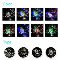 Eletorot Romantic Dream Rotating Projection Lamp USB LED Night Light Sky Moon Star Master Projector for Kids Baby Sleep Lighting