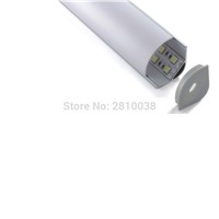 20 X 1M Sets/Lot V shape aluminum led channel and 60 degree corner extrusion profile for led cabinet or wardrobe lights