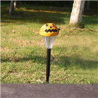 Mini Solar Lawn Light Halloween Atmosphere Grimace LED Lamp Energy-saving Non-corrosive Waterproof Garden Decorative Lighting