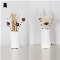 DIY Dry Flower Ceramic Glass Shade Table Lamp Fixture Rustic Art Deco Romantic Desk Light Abajour Night Stand Girl Bedroom Bedsi