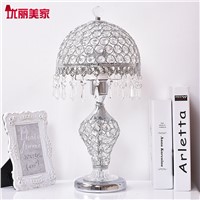 TUDA 2017 European Crystal Table Lamp for Bedroom Bedside Lamp Warm Living Room Luxury Wedding Creative Modern LED Table Lamp