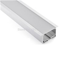 10 X 1M Sets/Lot Surface mounting aluminum profile for led light and Large T Channel for recessed wall or ceiling lamps