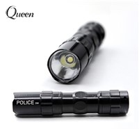 TYS Powerful LED Tactical Flashlight Torch Police Search Hunting Lght Keychain Flashlight LED Lantern Battery Searchlight Lamp