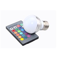 KINLAMS Dimmable E27 LED Bulb 16 Colors Change 3W 85-265V Magic RGB LED Lamp Light RGB Bulb IR Remote Control Energy Saving Lamp