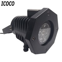 ICOCO 1pc Outdoor LED Lawn Lamps Laser Spots Projector Waterproof 12 Cards Party Light Christmas Snow flake Lights for Kids