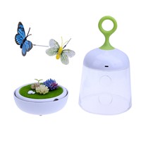 Lovely Garden LED Night Light USB Rechargeable Touch Dimmer Table Butterfly Light Portable Nightlamp for Children Baby