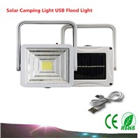 2PCS  USB Charging Spotlight Solar Light LED Bulb Source Camping Lamp Tent Light