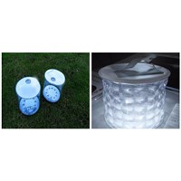 Hot Sale 10LED Camping Solar Powered Foldable Inflatable Protable Light Lamp For Garden Yard Led Solar Light Outdoor