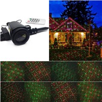 Outdoor LED Lawn Lamp Laser Light Waterproof With Remote Control Party Yard Landscape Spot Light Garden Decorative Lights