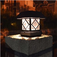 BestFire Solar wall headlamp LED courtyard wall lamp in the word outdoor gate pillar light square wall headlamp