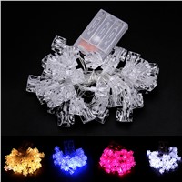 4m 40led battery string light  Christmas Light String Outdoor Fairy Lights Waterproof For Party Wedding Decoration