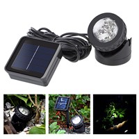 IP65 Solar LED Landscape Spotlight,Pond Light Underwater Light,Outdoor Garden Courtyard Lawn Fish Tank Pool Landscape Lighting