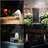 4pcs 20 LED Solar Power Night light PIR Motion Sensor Wall lamp Outdoor Waterproof + CDS Night Sensor Garden Yard Home Security