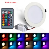 10W RGB LED Panel Light with Remote Contr,LED Recessed Lighting Lamp,RGB Led Ceiling Lamp,Hallway Lights Wall Lights