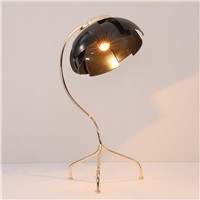 Nordic post modern table lamp  creative gold black Eye Protection Flexible Bedside Reading Study Office desk Light lamp