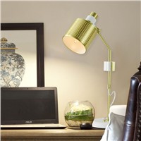 Modern table lamp Nordic simple design white gold color desk LED light study room bedroom desk lighting office desk table light