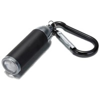 ULTRA BRIGHT LED CAMPING Flashlight Mini Torch Lamp Light Keychain Keyring,Black